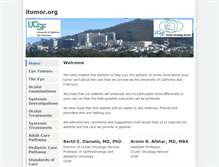Tablet Screenshot of itumor.org